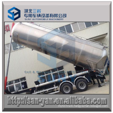 2 Axle 45 M3 Tipping Aluminum Tanker Truck Trailer